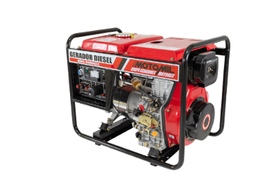Gerador Diesel 5 KVA Mono 110/220V 60Hz MDG-5000CLE Motomil