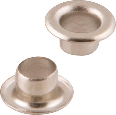 Ilhós Metálico 4mm Cromado Com 100 Peças Nove54