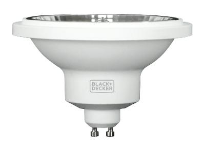 Lâmpada LED AR111 12W 2700K 24° Black+Decker