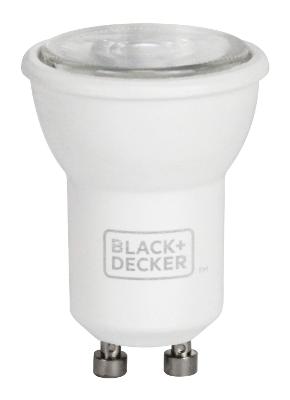 Lâmpada LED Mini Dicroica MR11 GU10 3,5W 2700K Black+Decker