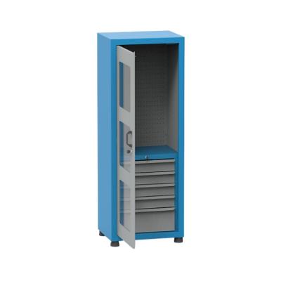 Armário com 5 Gavetas Painel perfurado e Visor de acrílico ARM016A CMB