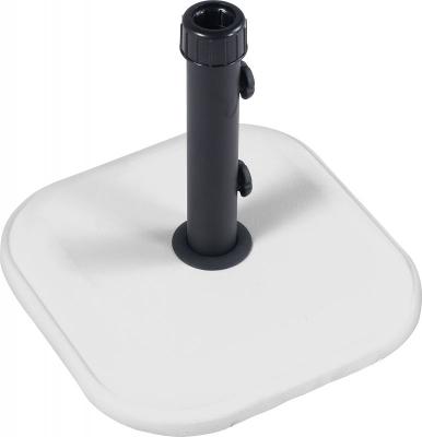 Base ombrellone em concreto quadrada 11kg branco - Bel Lazer