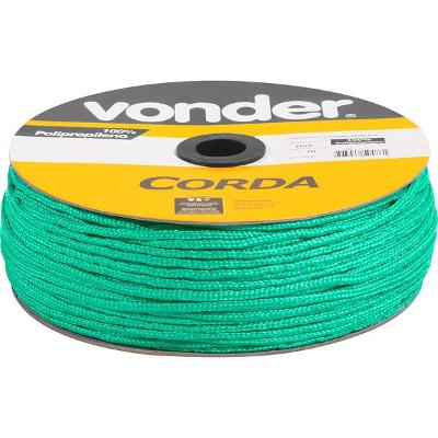 Corda Multifil Tranç 3mmx625m 2,7kg Verde Carretel Vonder