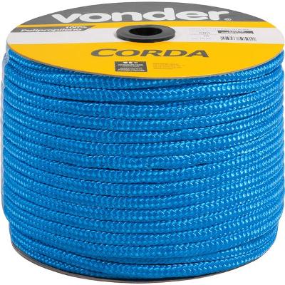 Corda Trançada 12,0mm 8,0kg 140m Azul P Vonder