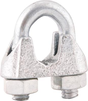 Clips para cabo de aço 1/8" leve galvanizado - Nove54