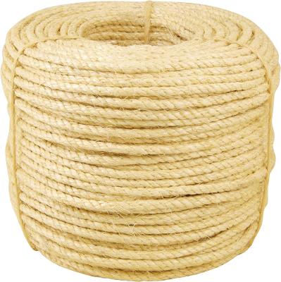 Corda sisal torcida 8,0mm 10,5kg 220 metros natural - Vonder