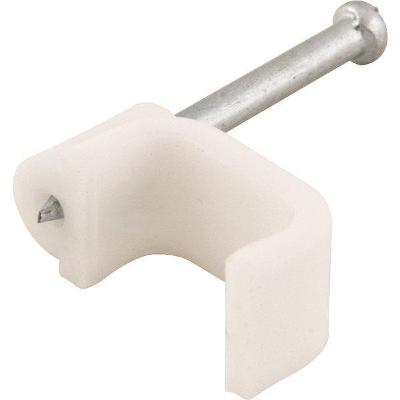 Grampo para fios 8mm² branco chato com 20 peças Vonder
