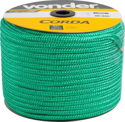 Corda Multifilamento Trançada 10mm 190m Verde Carretel - Von