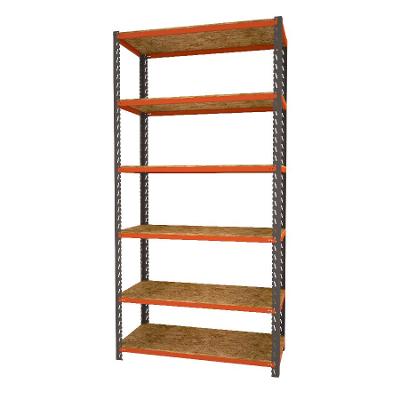 Estante Em Aco Monta Carga 450 Cinza e Laranja 600kg Presto