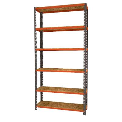 Estante Em Aco Monta Carga 300 Cinza e Laranja 720kg Presto