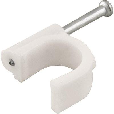 Grampo para fios 8mm² branco redondo com 20 peças Vonder