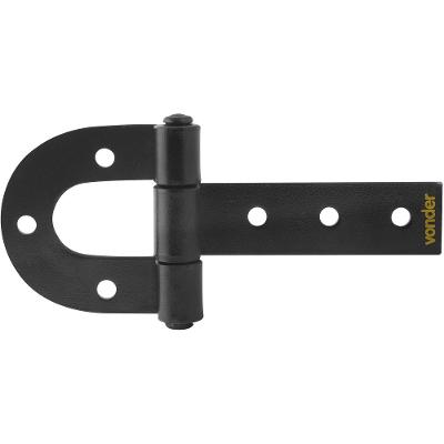 Dobradiça para porteira 180mm aço carbono pintado Vonder
