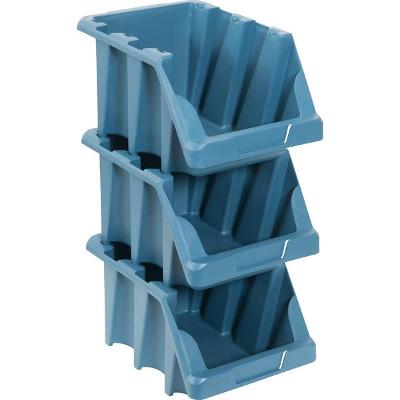 Gaveteiro plástico número 7 Azul Vonder