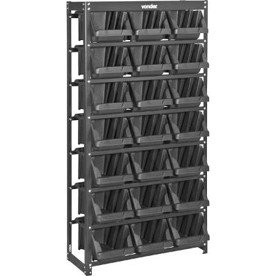Estante Gaveteiro Metálica 150x75x34cm 21 pçs Gavetas Vonder