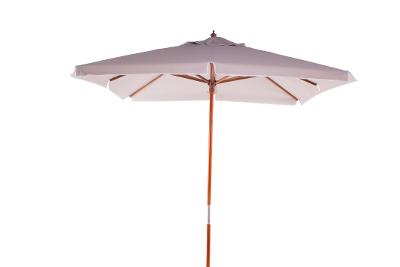 Ombrellone Quadrado Madeira 2,05 x 2,05M Bege Bel Lazer