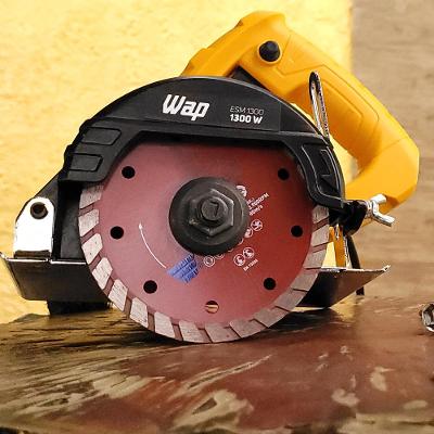 Serra Mármore WAP ESM1300 Cortes Precisos e Base de Metal, Troca Rápida de Escovas 1300W 127V