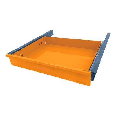 Gaveta para Bancada 600mm Cinza e Laranja Presto