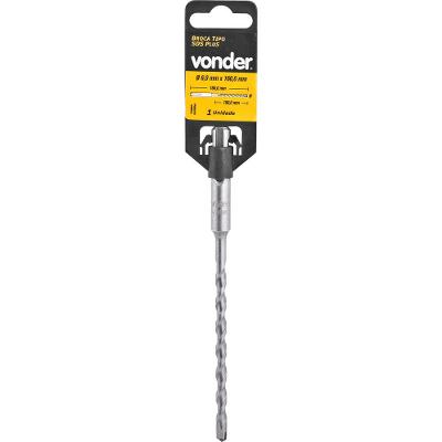 Broca sds plus 14,00x150x210mm 2 cortes Vonder