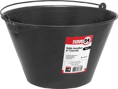 Balde para concreto 10 litros metálico - Nove54