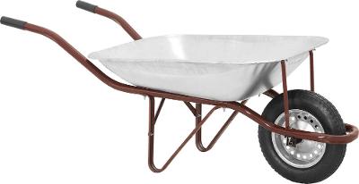 Carrinho de Mão 60L Caçamba galv pneu câmara chapa 22mm Vonder