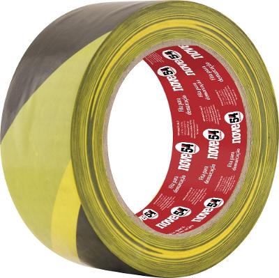 Fita para demarcação de solo 48mmx30m zebrada Nove54