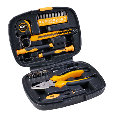 Maleta de Ferramentas Manuais WAP MKF21 21 Acessórios Reparos Diários