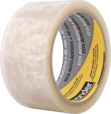 Fita adesiva para embalagem 48mmx50m transparente Vonder