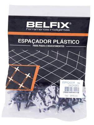 Espaçador Plástico p/ Piso/Azulejo 8mm c/ 100 peças - Belfix