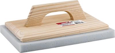 Desempenadeira madeira 20,0x30cm com espuma - Nove54