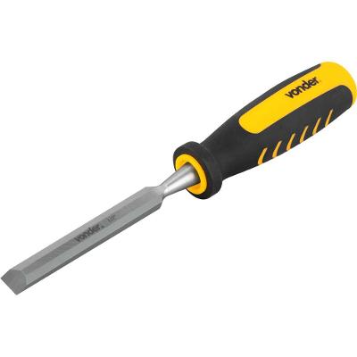Formão chanfrado 1/2" aço carbono cabo emborrachado Vonder