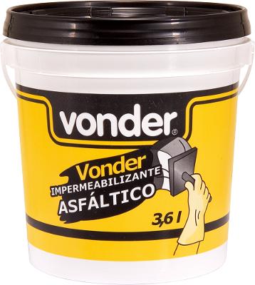 Impermeabilizante Asfáltico 3,6 Litros Vonder