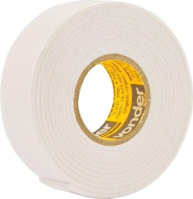 Fita dupla face espuma 19mmx1,5m branca Vonder