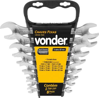 Jogo Chave Fixa 06A22mm Crv Vonder