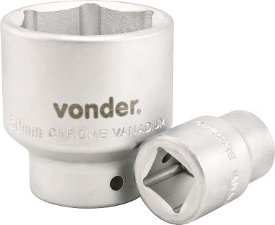 Soquete sextavado enc 3/4" 22mm curto vanád. Vonder