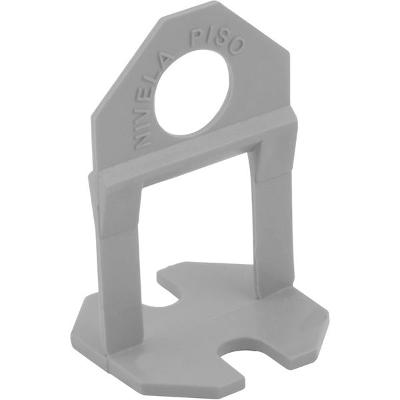 Nivelador Piso Cinza 4,00mm com 100 peças Vonder