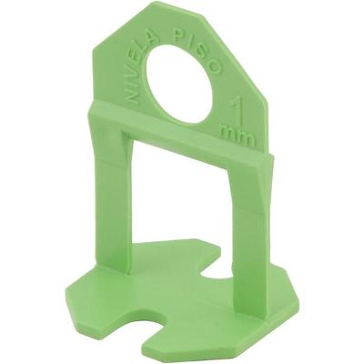 Nivelador Piso Verde 1,00mm com 100 peças Vonder