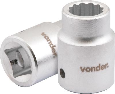 Soquete Estriado Encaixe 3/4"(Az) 1.7/16" Vonder