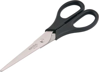 Tesoura uso geral 17cm aço inox tr017 Vonder