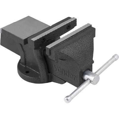 Torno Morsa Bancada N.6 Fixo Abertura 125mm Nodular Vonder