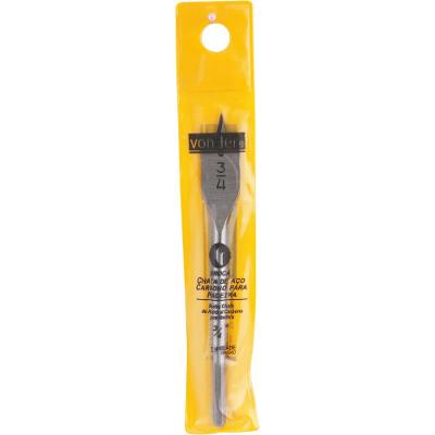 Broca chata aço carbono 1.1/2x6" para madeira Vonder