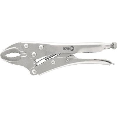 Alicate de pressão 10" curvo aço carbono niquelado - Nove54