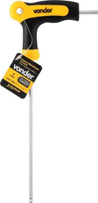 Chave Allen Abaulada 4,0Mm Com Cabo T Vonder