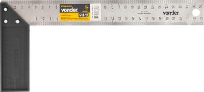 Esquadro 10" cabo plástico Vonder