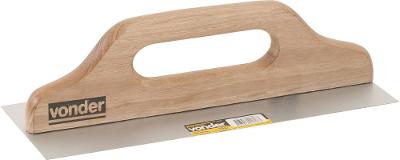 Desempenadeira Lisa 12,0x31,0cm Total Madeira Fecha Vonder