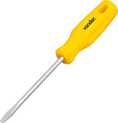 Chave fenda 3/16x4" cromo vanádio Vonder