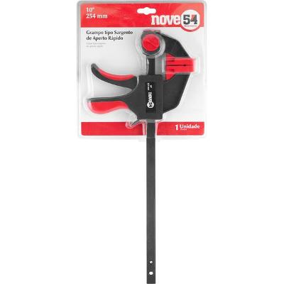Grampo Sargento 10" Aperto Rapido - Nove54