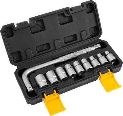 Soquete Estriado Encaixe 1/2" Jg 08A20mm 10Pc Vonder