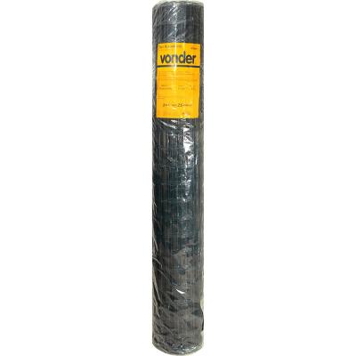 Tela Alambrado Verde 100x50x2,5mm 2,0x25 metros Vonder