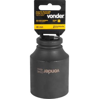 Soquete Sextavado Impacto Longo Enc 3/4" 46mm Vonder