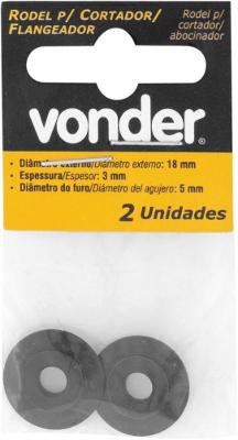 Rodel para Cortador/Flangeador Jogo com 2 peças Vonder